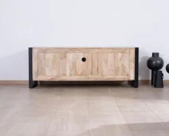 Clearance Meuble télé industriel métal et bois 150 cm "Andy" Meuble Télé