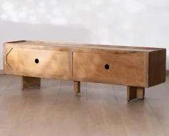 Online Meuble TV bas 180 cm en manguier naturel