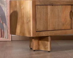 Online Meuble TV bas 180 cm en manguier naturel