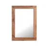 Online Miroir avec cadre en chêne massif 110 x 80 cm "Lodge Casita" Miroir Et Psyché