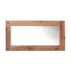 Online Miroir avec cadre en chêne massif huilé "Lodge Casita" 150x80cm Miroir Et Psyché