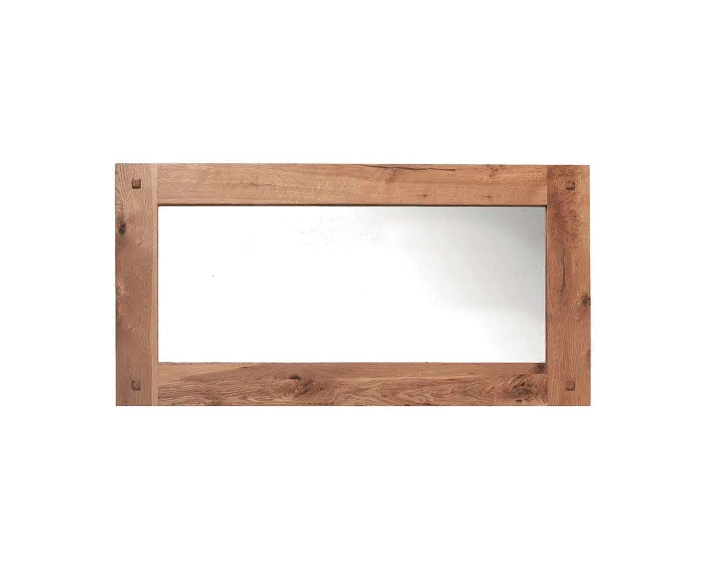 Online Miroir avec cadre en chêne massif huilé "Lodge Casita" 150x80cm Miroir Et Psyché