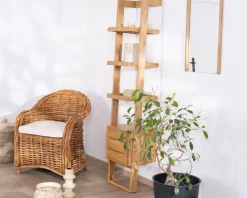 Sale Miroir avec encadrement en chêne huilé design épuré Miroir Et Psyché