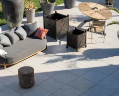 Hot Méridienne d'extérieur design enveloppant