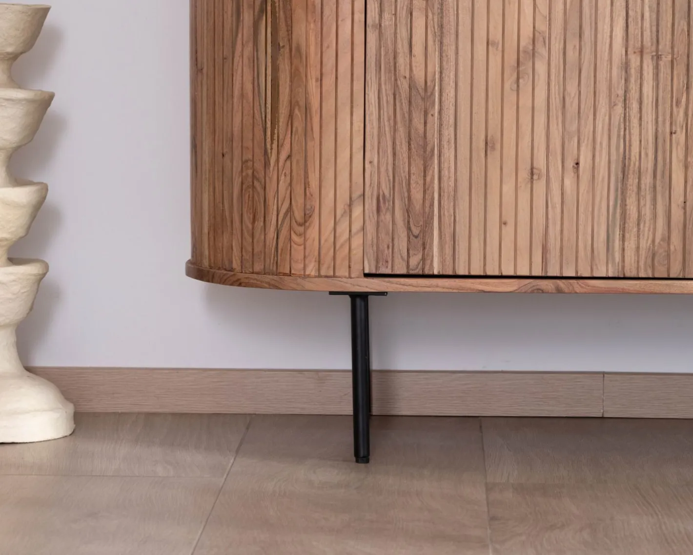 Outlet Petit buffet 145 cm en acacia esprit rétro "Bopee" Buffet Et Bahut