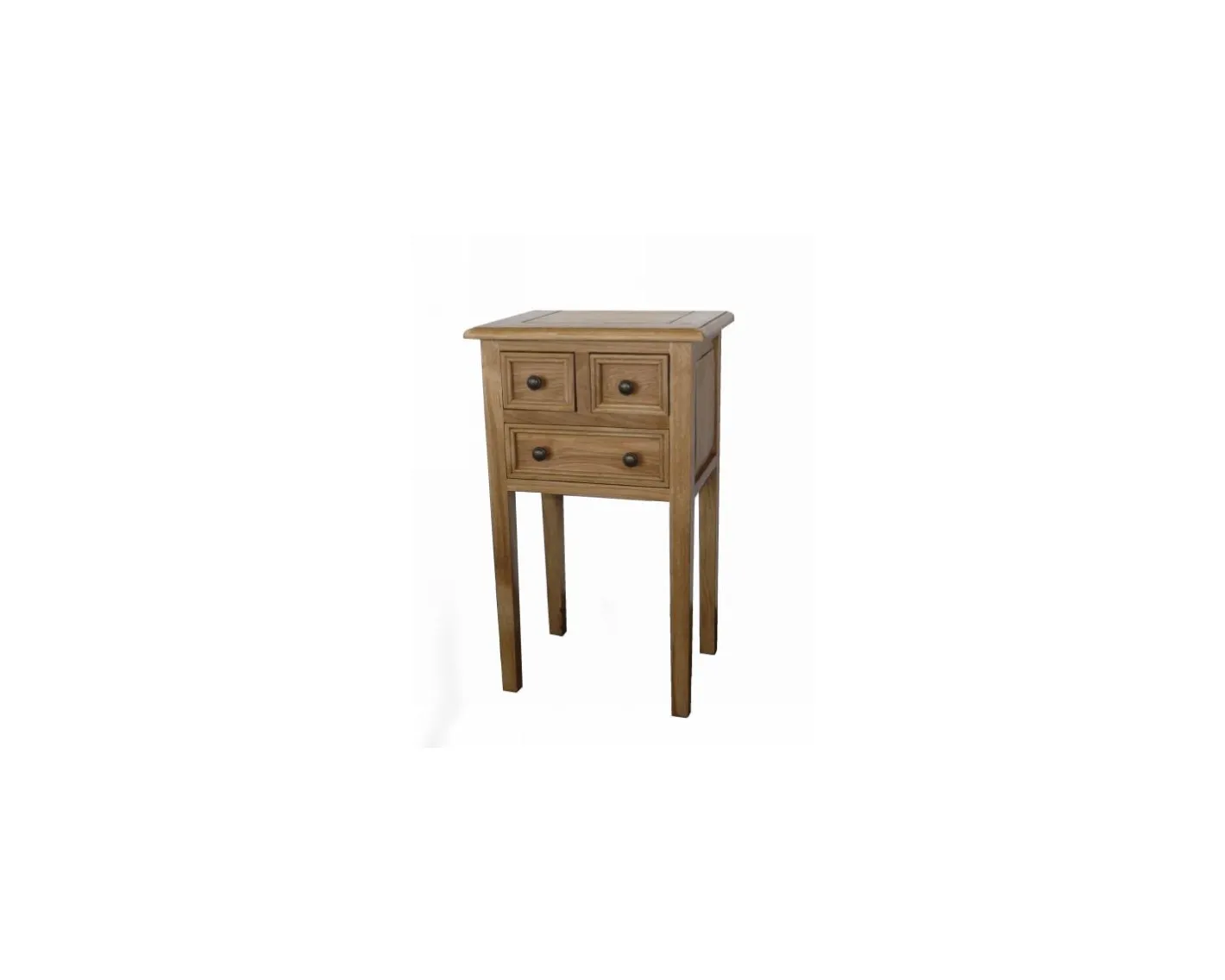 Discount Petit meuble chêne massif 3 tiroirs "Campagnol" Meuble D'Entrée
