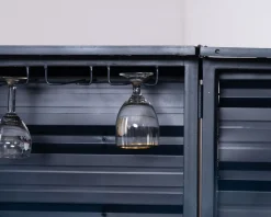 Hot Petit meuble de bar modulable esprit conteneur "Crazy" Meuble De Bar