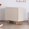 Best Petit rangement design en acacia naturel et finition aspect béton sablé "Miona" Rangement|Buffet Et Bahut