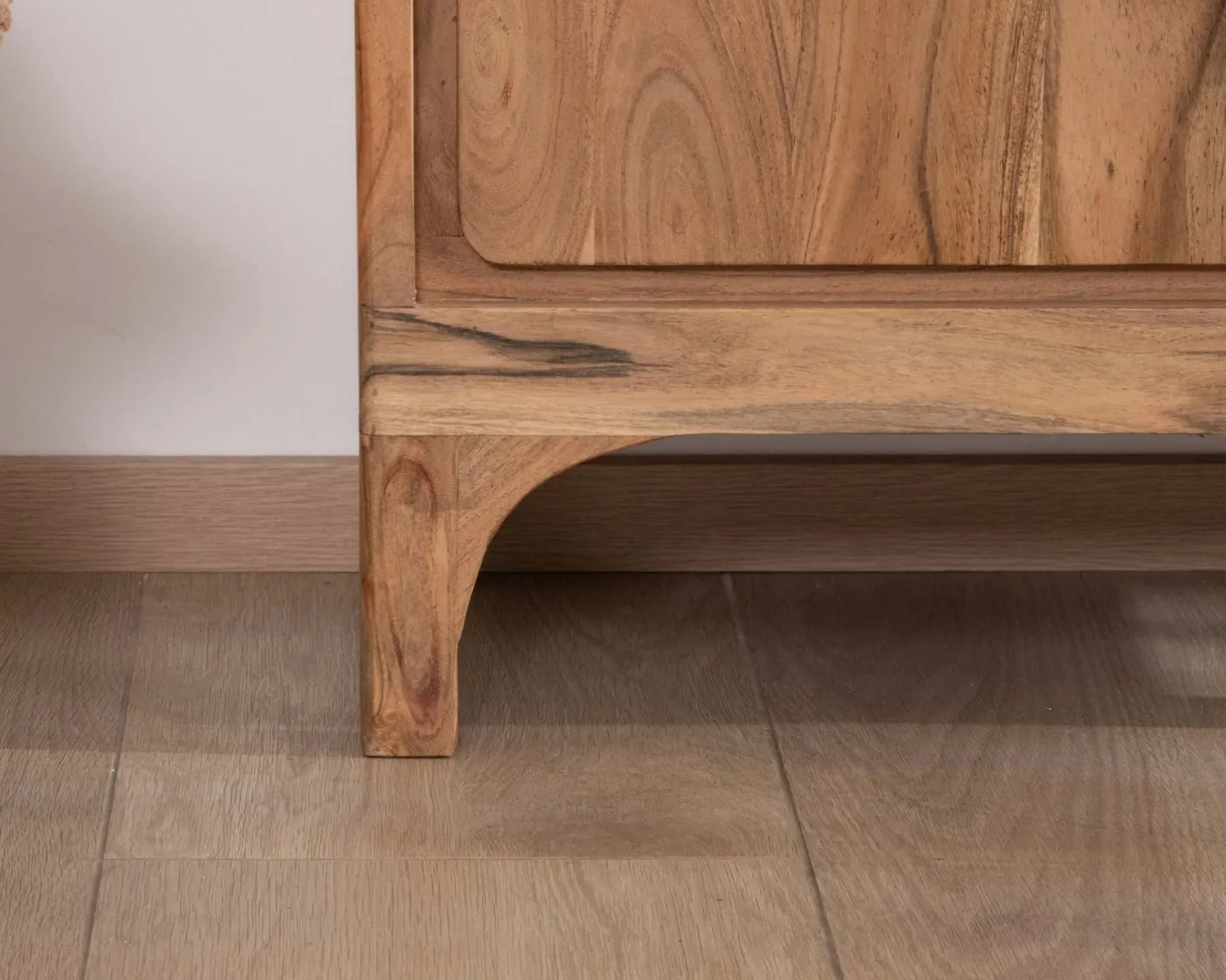 Outlet Petit rangement à 2 portes en acacia "Melody" Rangement|Buffet Et Bahut