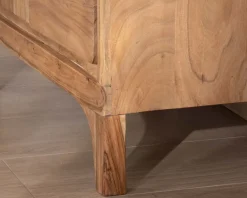 Sale Petit vaisselier bas style scandinave en acacia