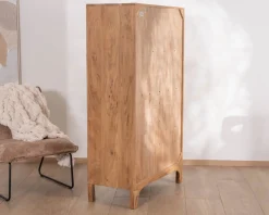 Sale Petit vaisselier bas style scandinave en acacia