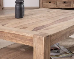 Best Table basse carrée à double plateau