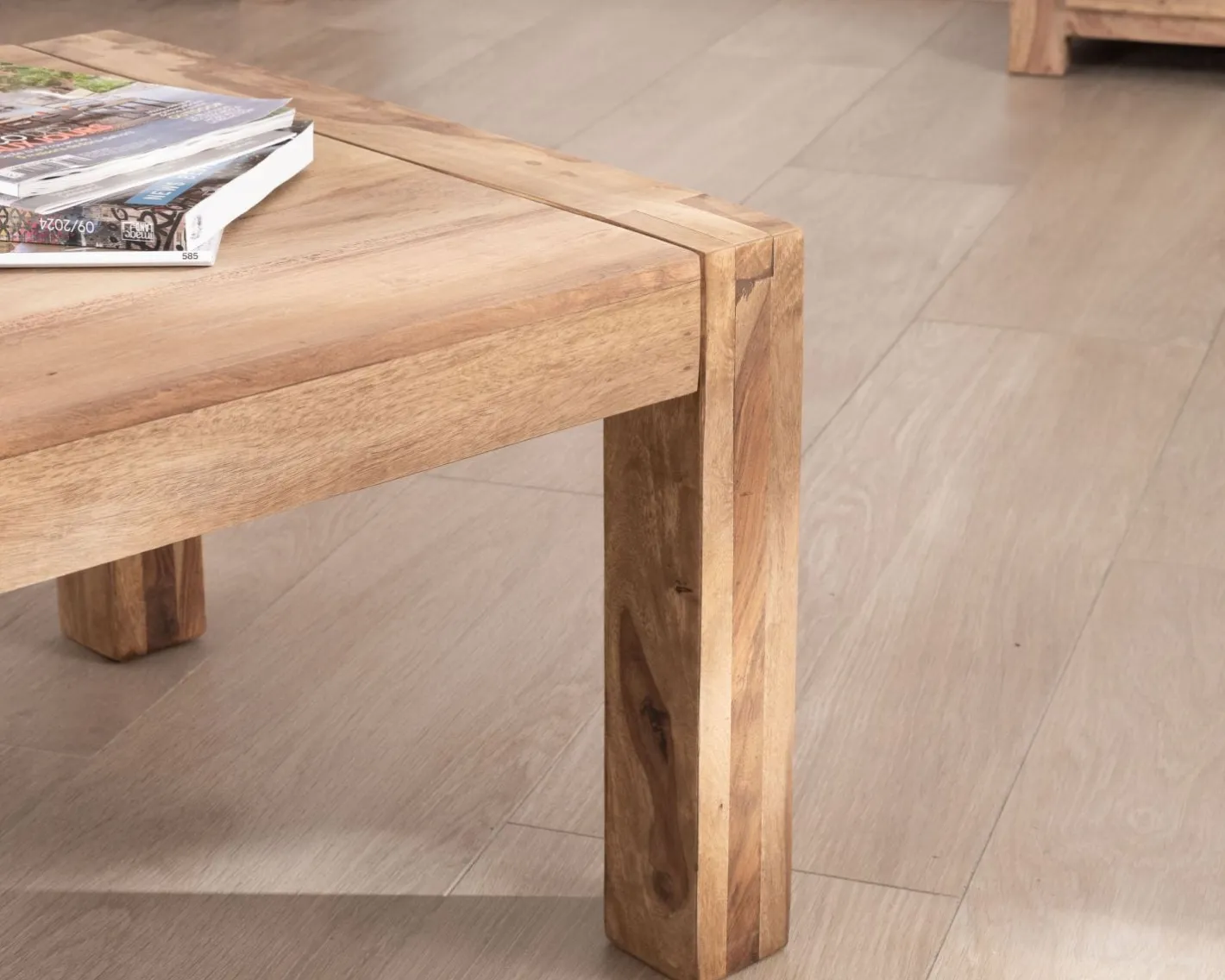 Sale Table basse en palissandre "Kalanohé" 120 cm Table Basse Rectangulaire