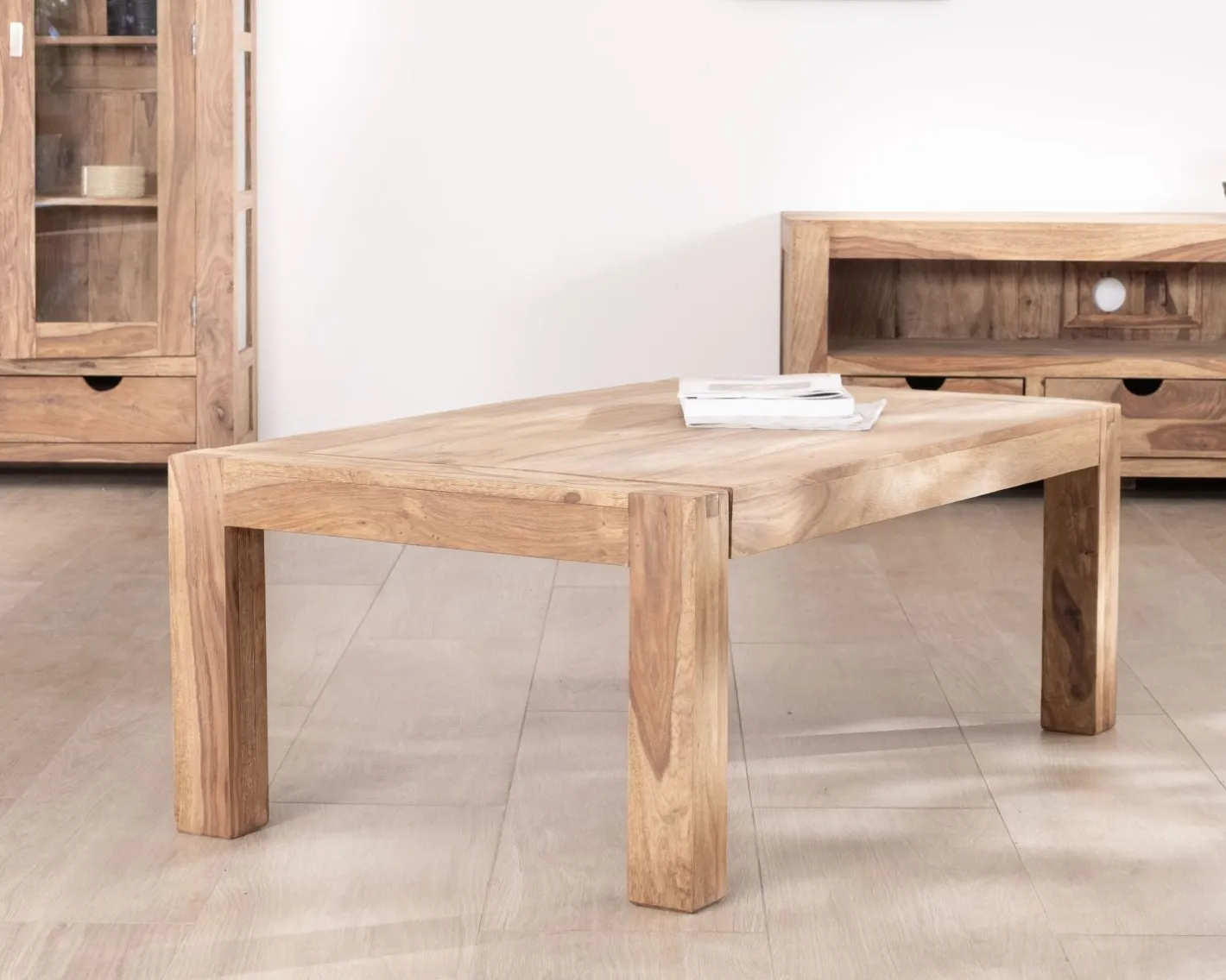 Sale Table basse en palissandre "Kalanohé" 120 cm Table Basse Rectangulaire