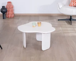 Online Table basse forme organique aspect terrazzo