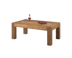 Online Table basse rectangulaire en chêne massif huilé