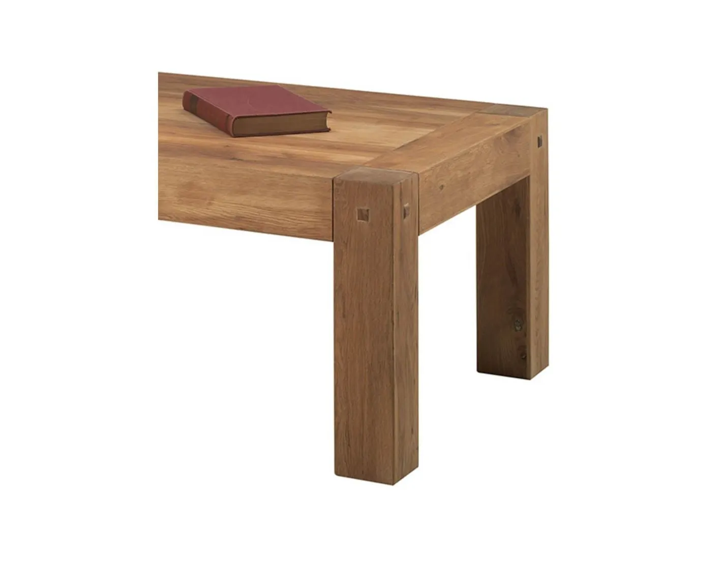 Online Table basse rectangulaire en chêne massif huilé "Lodge Casita" Table Basse Rectangulaire