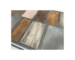 Sale Table basse rectangulaire métal et bois piétement aérien 