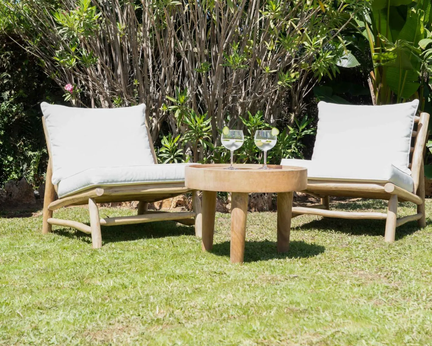 Sale Table basse ronde en bois de suar "Katue" 60 cm Décoration|Table Basse Ovale Ou Ronde