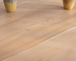 Sale Table carrée 90 cm esprit bistrot en acacia