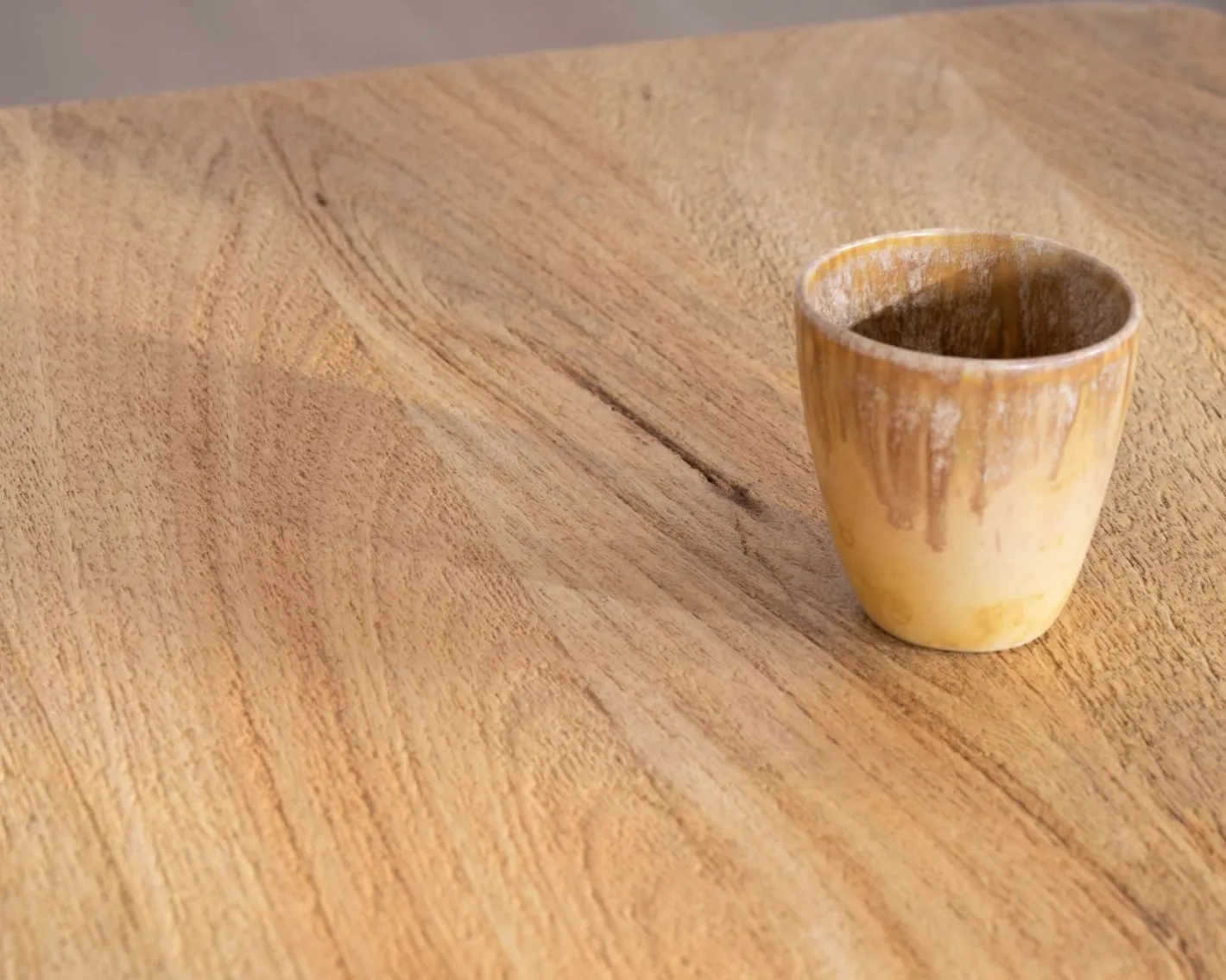 Hot Table carrée esprit bistrot en manguier naturel "Piccadilly" 70 cm Table À Manger Carrée
