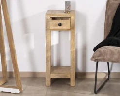 Clearance Table de chevet haute ou sellette avec 1 tiroir