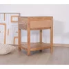 Clearance Table de chevet ou d'appoint en acacia avec tiroir "Conoa" Table D'Appoint