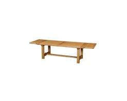 New Table de ferme chêne massif "Antique" 220cm Table À Manger Rectangulaire