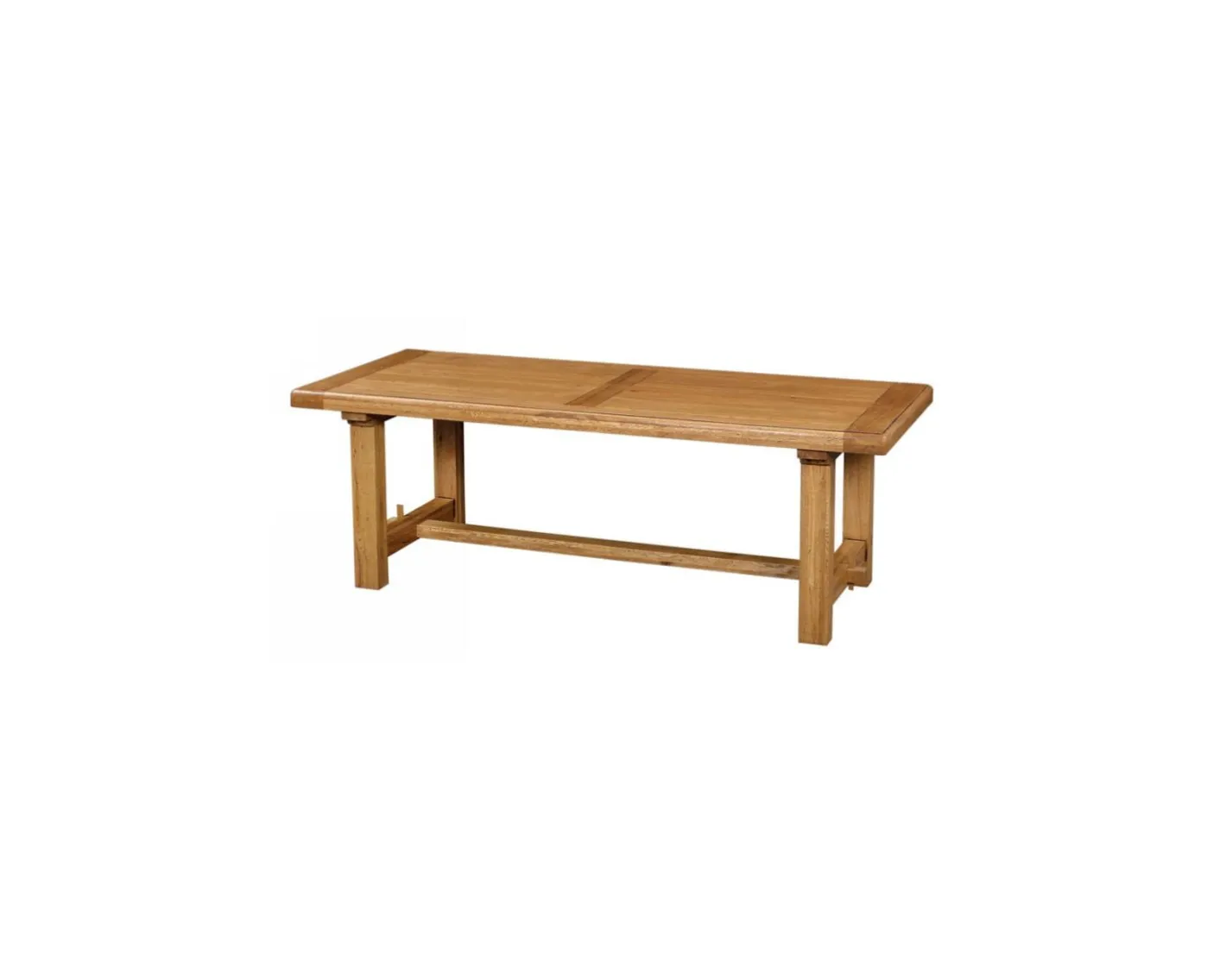 New Table de ferme chêne massif "Antique" 220cm Table À Manger Rectangulaire