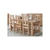 Outlet Table de ferme chêne massif 210 cm "Artisan" Table À Manger Rectangulaire
