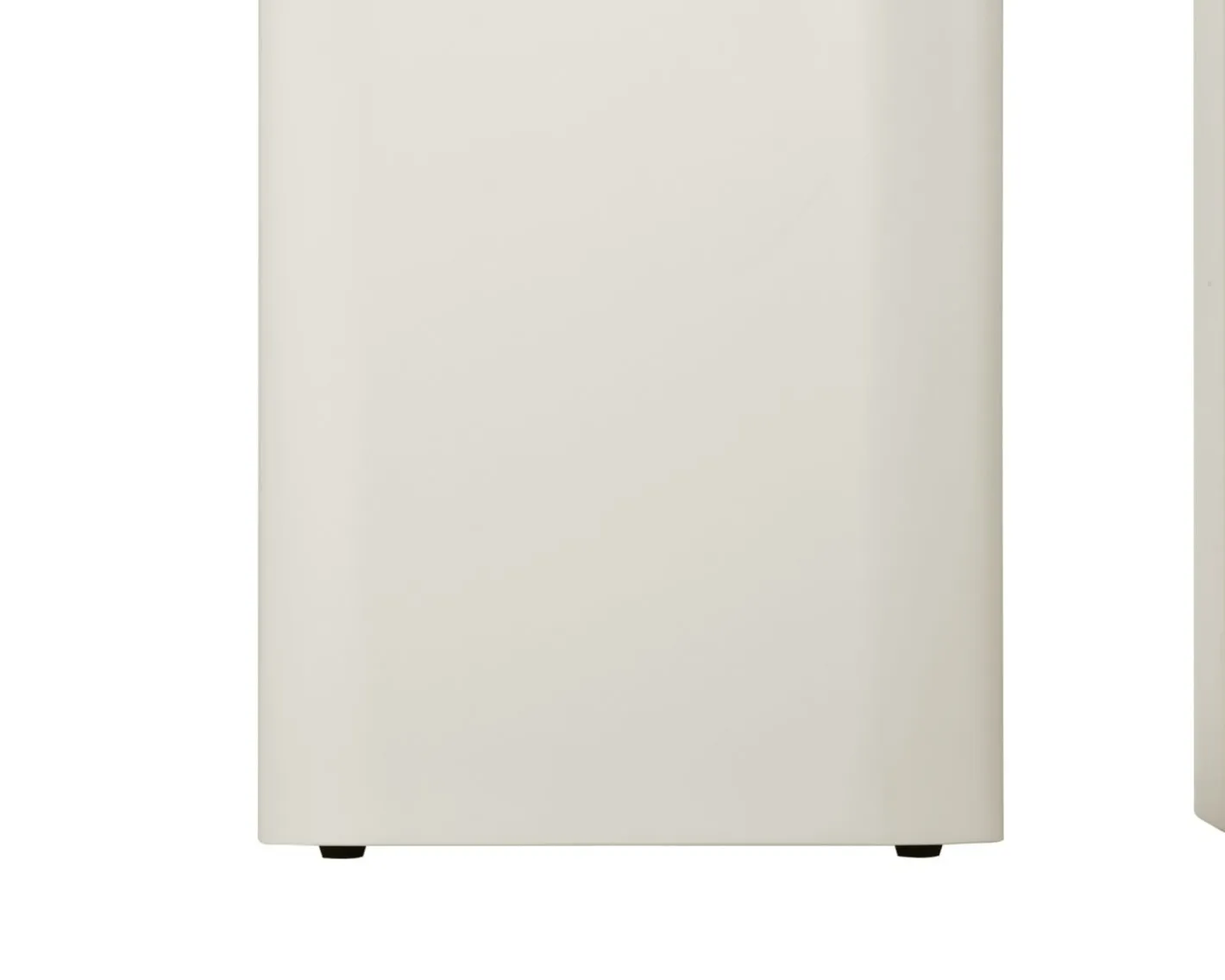 Outlet Table de repas contemporaine ronde 120 cm coloris crème "Odyna" Table À Manger Ronde Ou Ovale