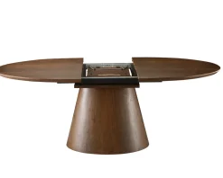 Online Table de repas extensible 160–200 cm teinte noyer