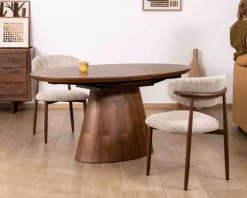 Online Table de repas extensible 160–200 cm teinte noyer