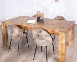 Best Table de repas extensible en manguier foncé