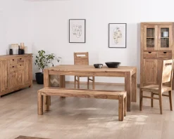 Outlet Table de repas extensible en palissandre "Kalanohé" 180 cm Table À Manger Rectangulaire