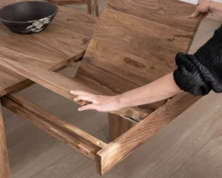 Outlet Table de repas extensible en palissandre