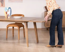 Online Table de repas extensible esprit rétro 180 cm en manguier massif naturel
