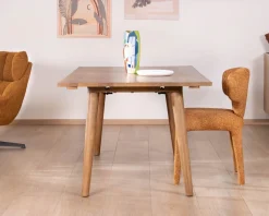 Online Table de repas extensible esprit rétro 180 cm en manguier massif naturel