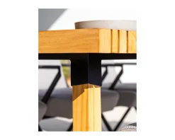 Outlet Table de repas extérieure en teck massif 200 cm