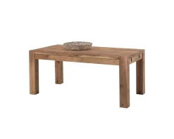 Clearance Table de repas rectangulaire en chêne massif 180cm "Lodge Casita" Table À Manger Rectangulaire