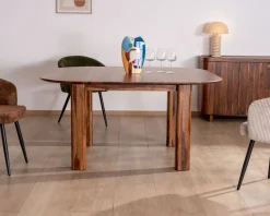 Outlet Table de salle à manger carrée en palissandre