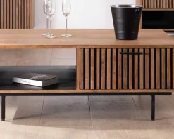 Online Table de salon 120 cm en teck recyclé 
