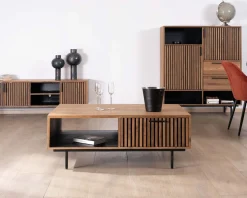 Online Table de salon 120 cm en teck recyclé 