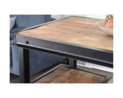 Best Table haute métal et bois 150x80cm