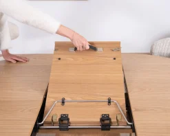 Discount Table à manger ronde 120 cm extensible 160 cm