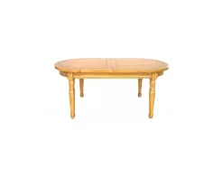 Sale Table ovale 180cm chêne massif "Antique" Table À Manger Ronde Ou Ovale