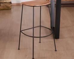 Hot Tabouret de bar métal et bois "Caractère" Chaise De Bar|Tabouret De Bar
