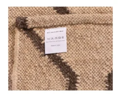 Discount Tapis kilim beige motif berbère en laine et jute "Cocoon" format 120x180 cm Décoration