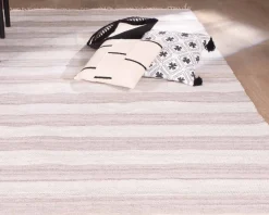 Hot Tapis rayé coloris doux 120x180cm