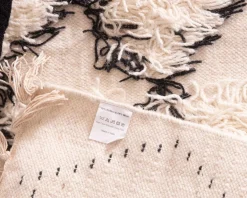 Clearance Tapis tissé en laine et coton 120x180cm 